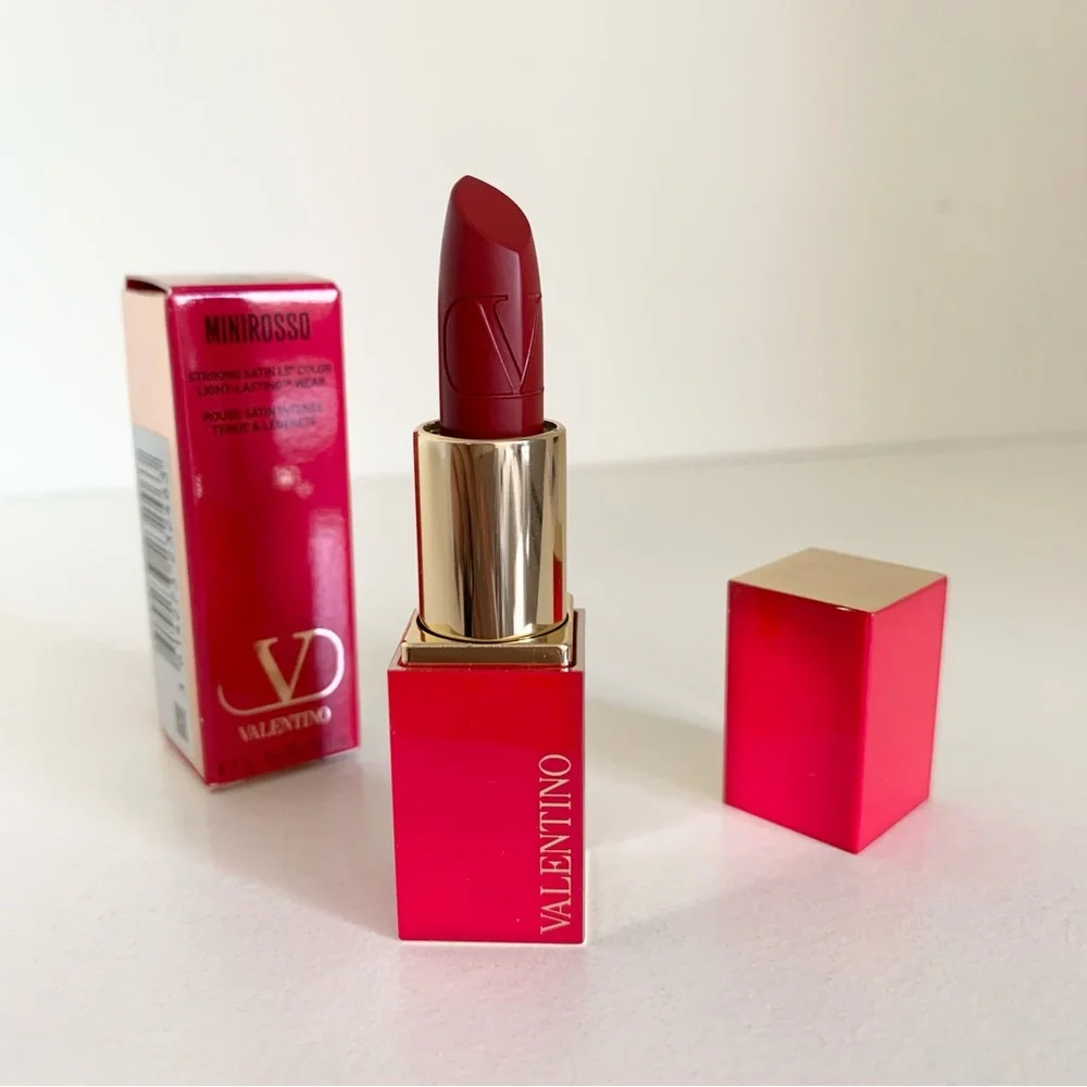 Valentino rouge satin lipstick intense long lasting